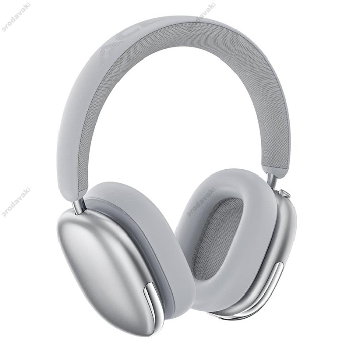 Бездротові Bluetooth навушники ACEFAST H9 active noise cancelling wireless headset BT 5.4 Silver